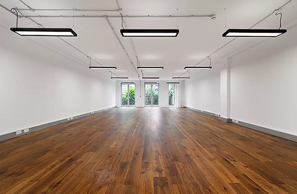 Office space to rent at Wenlock Studios, 50-52 Wharf Road, Islington, London, unit WR.G.06, 1236 sq ft (114 sq m).