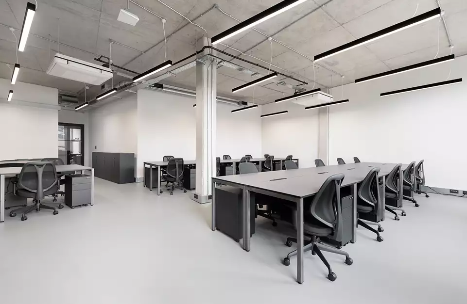Office space to rent at Mare Street Studios, 203/213 Mare Street, Hackney, London, unit MS.127, 1131 sq ft (105 sq m).