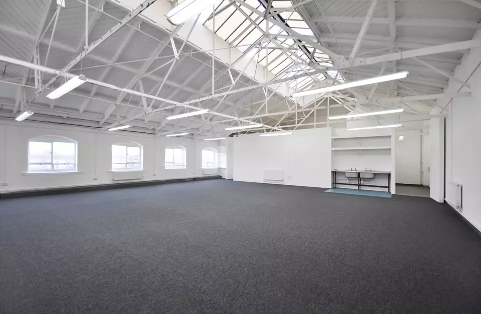 Office space to rent at The Biscuit Factory, Drummond Road, London, unit TB.A501, 2551 sq ft (236 sq m).