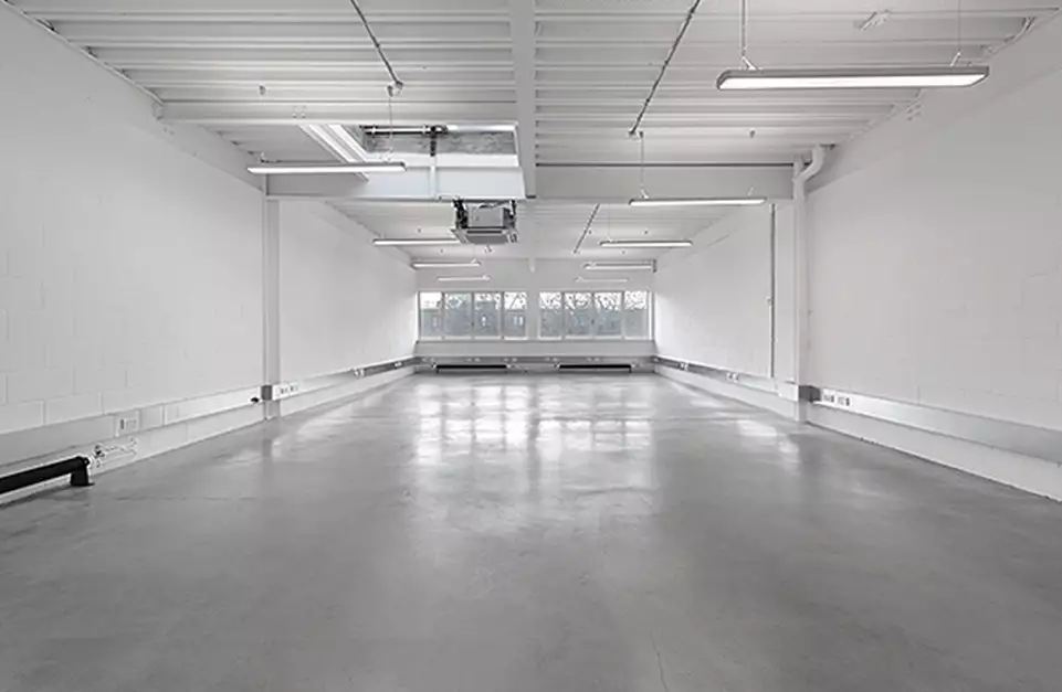 Office space to rent at Westbourne Studios, 242 Acklam Road, Portobello, London, unit WE.304, 1013 sq ft (94 sq m).