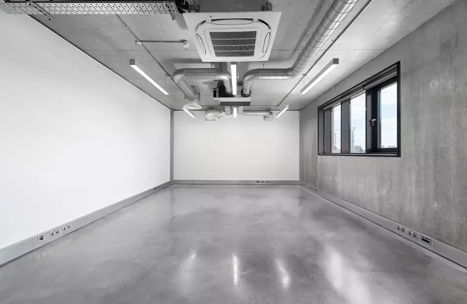 Office space to rent at Vox Studios, 1-45 Durham Street, London, unit WS.V318, 457 sq ft (42 sq m).